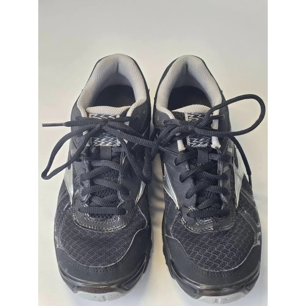 Mizuno Wave Bolt 7 Women's Sneakers Size 8 Black Gray‎ Running Shoes V1GC186003